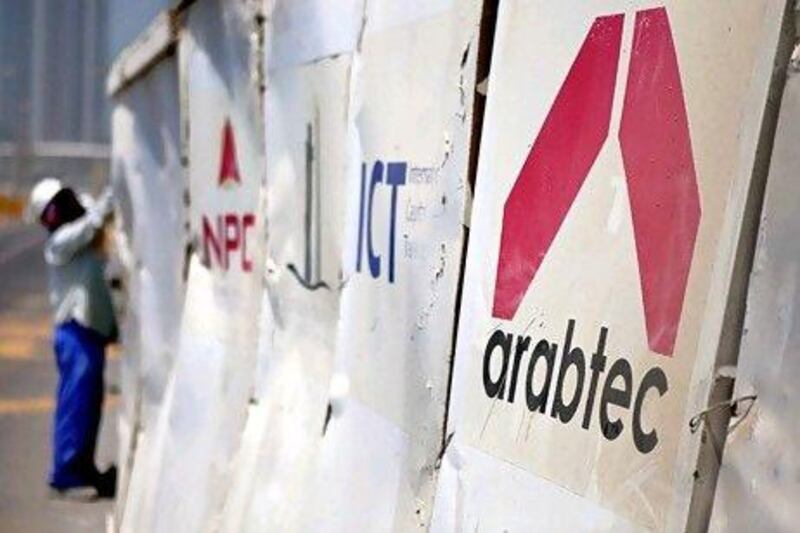 Arabtec reacted to the slump in the domestic property sector from 2008 by seeking business elsewhere. Above, a construction site in Abu Dhabi. Silvia Razgova / The National
