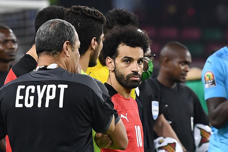 Mohamed Salah after losing the Africa Cup of Nations final against following a penalty shoot-out. AFP