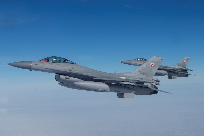 F-16 fighters will help Ukraine regain control of its skies, experts have said. Reuters