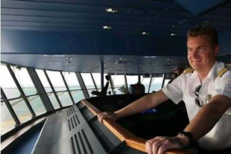 Henrik Sorensen, captain of the Brilliance of the Seas, says running a ship is similar to managing a business unit.