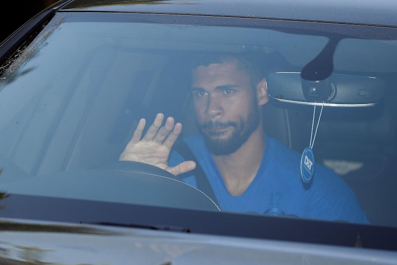 Chelsea's English midfielder Ruben Loftus-Cheek arrives at Chelsea's Cobham training facility. AFP