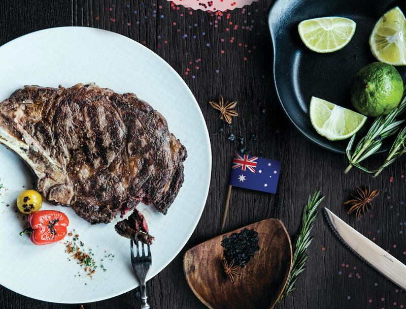 J&G Steakhouse will roll out its 'Meat the Aussies' menu on January 26. Courtesy J&G Steakhouse