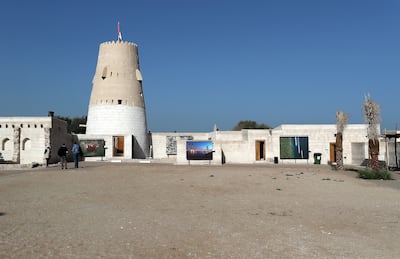 Al Jazirah al Hamra in Ras Al Khaimah. The once abandoned village has been restored and now stages an annual arts festival. Pawan Singh / The National  