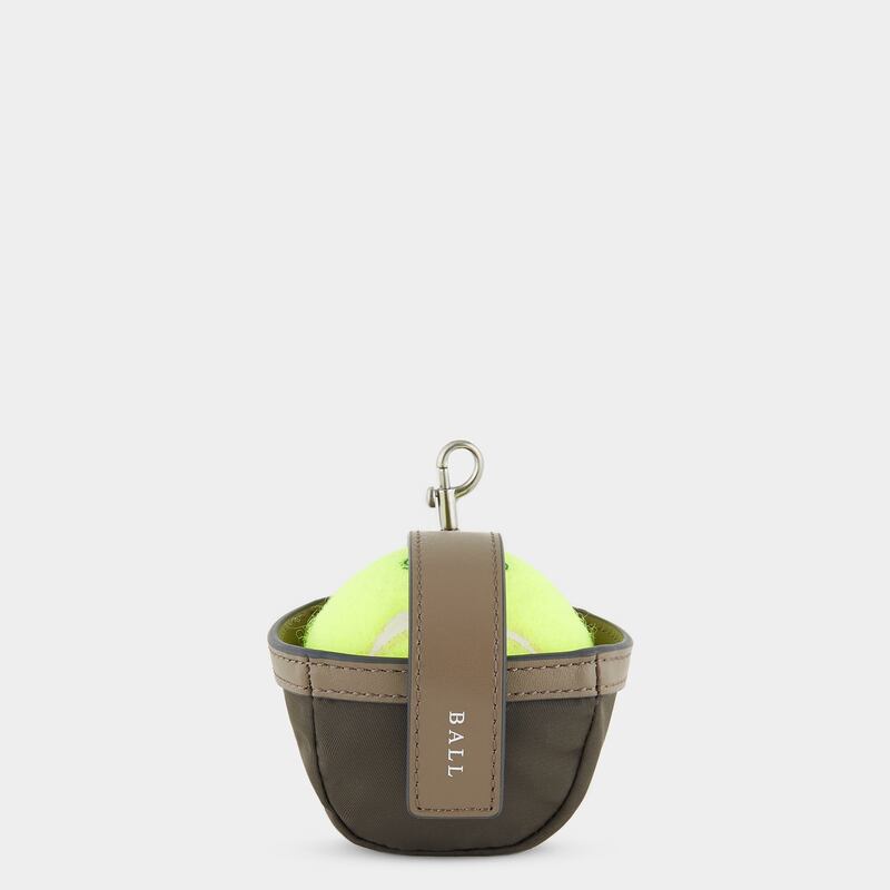 Dog fetch ball and pouch, Dh322 ($87), Anya Hindmarch. Photo: Anya Hindmarch