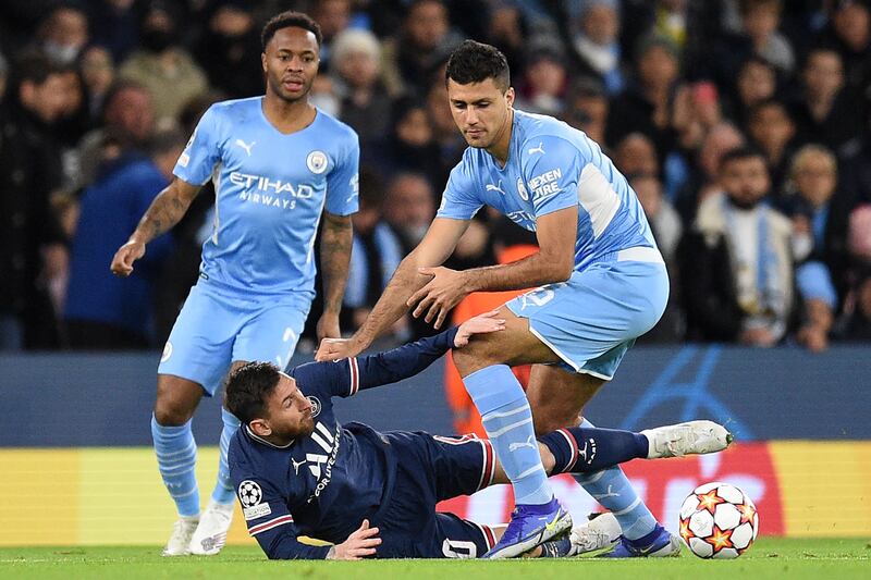 CM Rodri (Man City) - A masterly example of control in the most glamorous match of the round, City’s comeback win against Paris Saint-Germain. Tough in the centre of midfield, but also delivered a delightfully delicate pass over the heads of his opponents to set up the first City goal. AFP