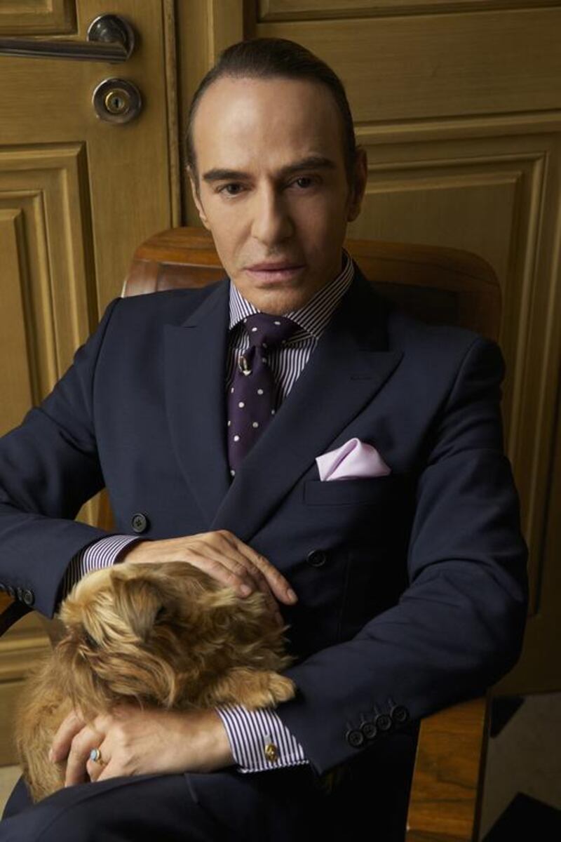 A Patrick Demarchelier portrait of John Galliano.