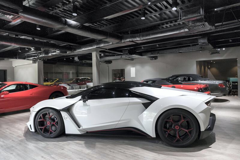 DUBAI, UNITED ARAB EMIRATES. 13 AUGUST 2017. The showroom and stock of rare and classic cars stored at and sold by Car Vault in Al Quoz. (Photo: Antonie Robertson/The National) Journalist: Adam Workman. Section: Motoring