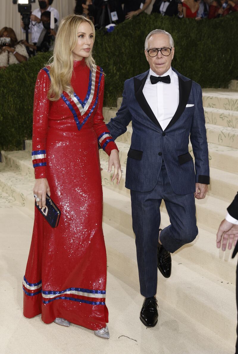 Tommy Hilfiger and Dee Hilfiger at the 2021 Met Gala. EPA