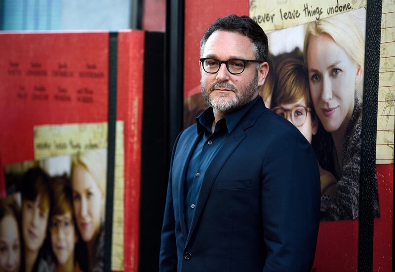 FILE- In this June 14, 2017, file photo, Colin Trevorrow, director of "The Book of Henry," poses at the premiere of the film on the opening night of the 2017 Los Angeles Film Festival at the ArcLight Culver City in Culver City, Calif.  Trevorrow will no longer be directing "Star Wars: Episode IX." Lucasfilm said Tuesday, Sept. 5, that the company and the director have mutually chosen to part ways citing differing visions for the project. (Photo by Chris Pizzello/Invision/AP, File)