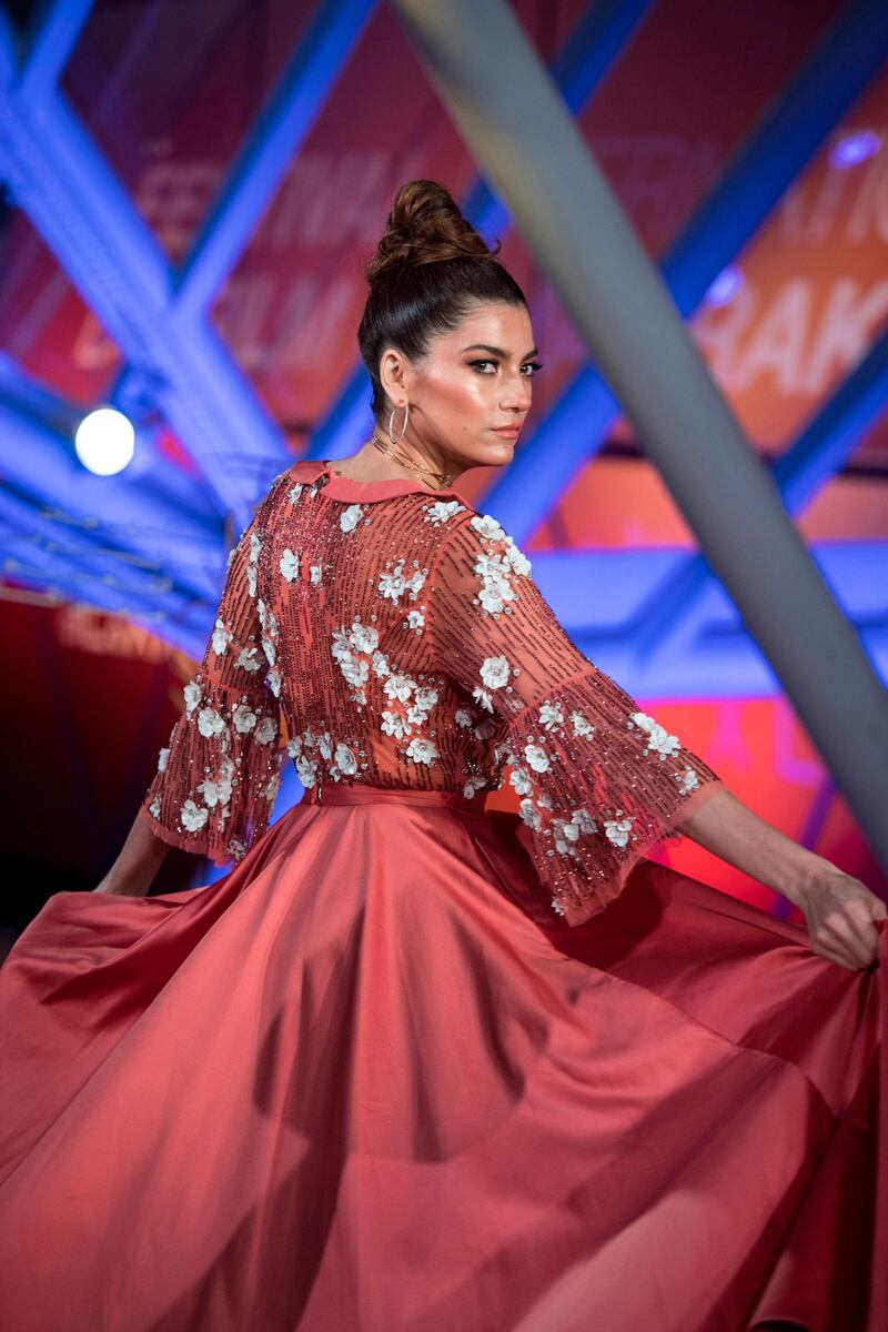US actress Blanca Blanco attends the 18th annual Marrakech International Film Festival, in Marrakech, Morocco, on Monday, December 2, 2019. AFP