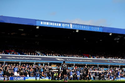 BIRMINGHAM, ENGLAND - OCTOBER 29: A general view of St Andrews during the Sky Bet Championship match between Birmingham City and Aston Villa at St Andrews (stadium) on October 29, 2017 in Birmingham, England. (Photo by Chris Brunskill Ltd/Getty Images)