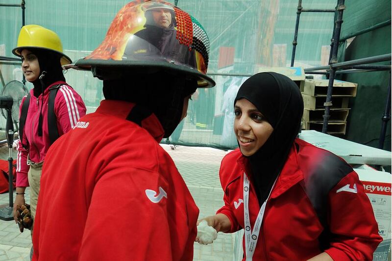 Since the induction of the first 24 female officers into Abu Dhabi police on April 22, 1978, the number of women on the force has grown to 3,000. There are no training programmes for women who want to become firefighters but this could change in the not so distant future.