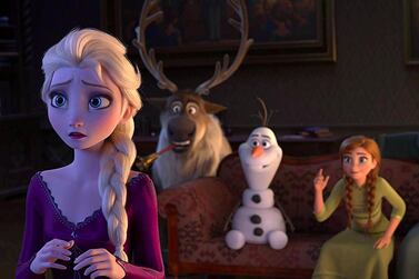 A scene from the hit animated film 'Frozen 2'. Courtesy Disney
