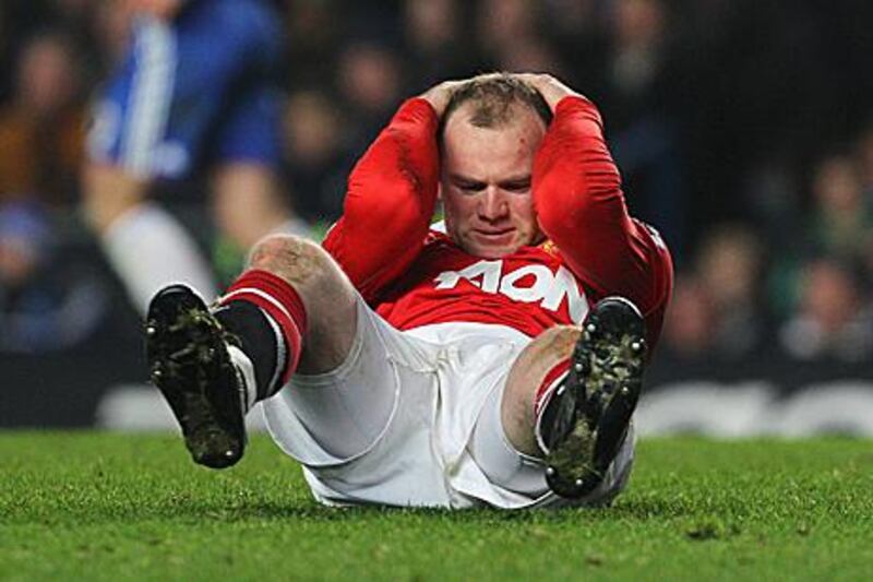 Wayne Rooney will look to get back on his feet when Manchester United meet Liverpool.