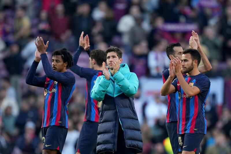 Eric Garcia N/A - On for Sergi Roberto after 81 minutes. Getty Images