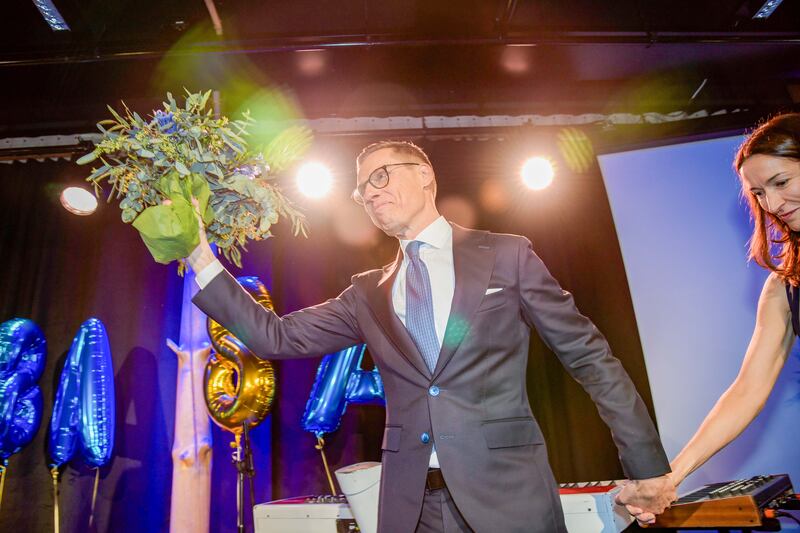 Alexander Stubb, 55, will succeed Sauli Niinsto as Finnish president on March 1. EPA