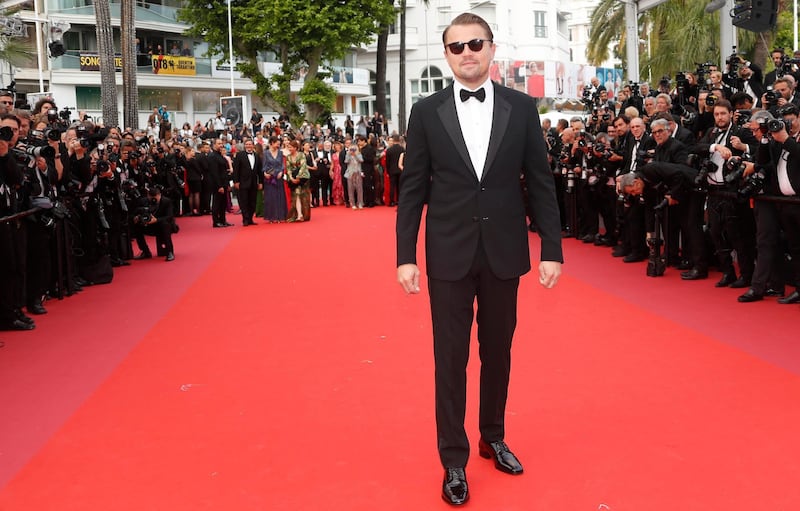 Leonardo DiCaprio attends the screening of 'Oh Mercy!' during the Cannes Film Festival on May 22, 2019. EPA