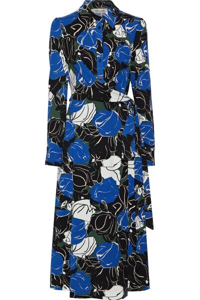 Floral wrap dress by The Outnet X Diane Von Furstenberg