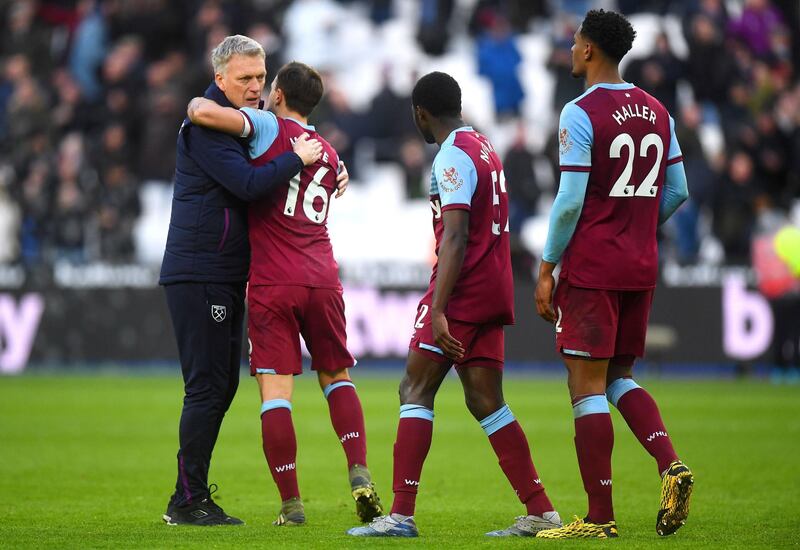 West Ham United – Little wonder vice-chair Karren Brady wanted the season declared null and void. The Londoners are out of the relegation spots only on goal difference, and have still to play Spurs, Chelsea and Man United. PA