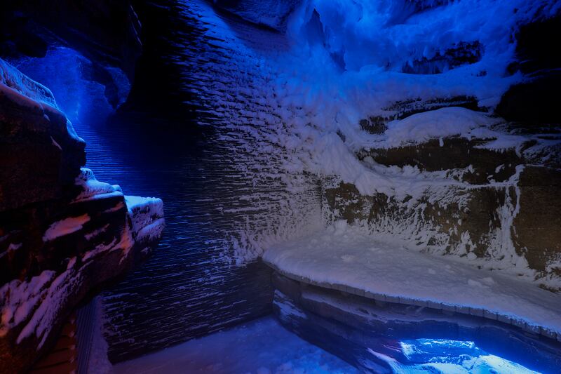 Saray Spa is fitted out with a snow cave