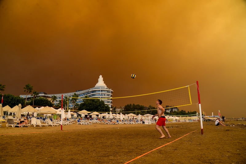 The fires affected a sparsely populated region about 75 kilometres east of Antalya - a resort especially popular with Russian and other eastern European tourists.