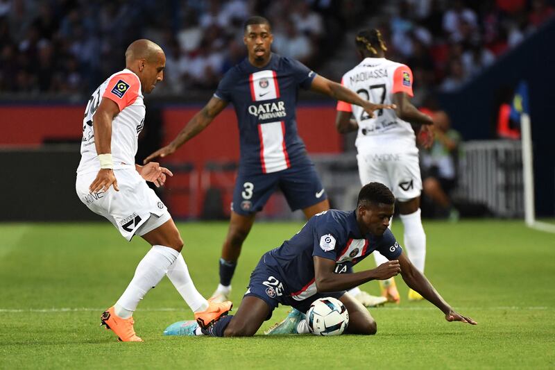 Nuno Mendes - 7. Mendes looked threatening every time he got forward, and he was prepared to jolt inside defenders closing him down. A strong performance from the Portugal international who proved to be a creative spark for PSG. AFP