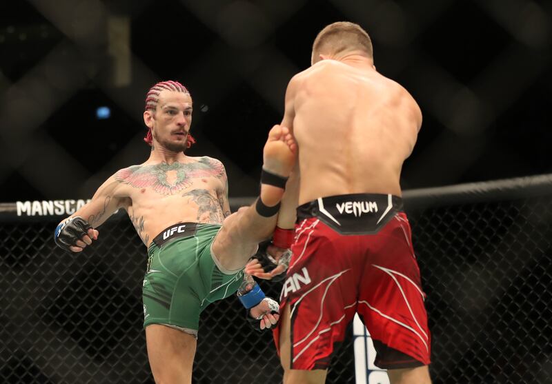Sean O'Malley beat Petr Yan by split decision at UFC 280 in Abu Dhabi. Chris Whiteoak / The National