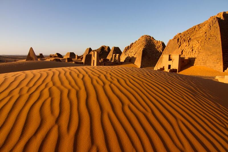 Pyramids Meroe in Sudan. Courtesy of Stuart Butler