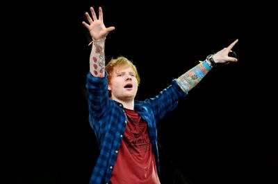 British singer Ed Sheeran has a net worth that is now estimated at $321.9 million. AP