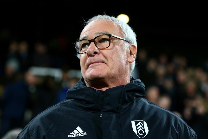 LONDON, ENGLAND - DECEMBER 05:  Claudio Ranieri, manager of Fulham looks on before the Premier League match between Fulham FC and Leicester City at Craven Cottage on December 05, 2018 in London, United Kingdom. (Photo by Dan Istitene/Getty Images)