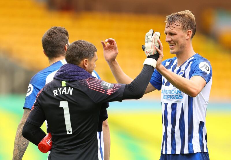 Dan Burn - 7: Played his part in an excellent Brighton defensive performance. Reuters