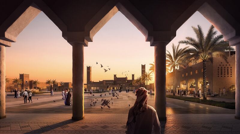 In the photo taken on June 30, 2020, the Development Authority of the Historical Diriyah Gate has begun to implement the first phase of the cultural and heritage project to rehabilitate and develop the historical Diriyah, "the jewel Kingdom ", with a value of 75 billion Saudi riyals, to be one of the most important tourist, cultural, educational and recreational destinations in the region and the world, benefiting from its historical location and unique culture. The area is home to the historic Al-Turaif neighborhood, which is included in the list of world heritage sites by the United Nations Educational, Scientific and Cultural Organization (UNESCO). Reuters
