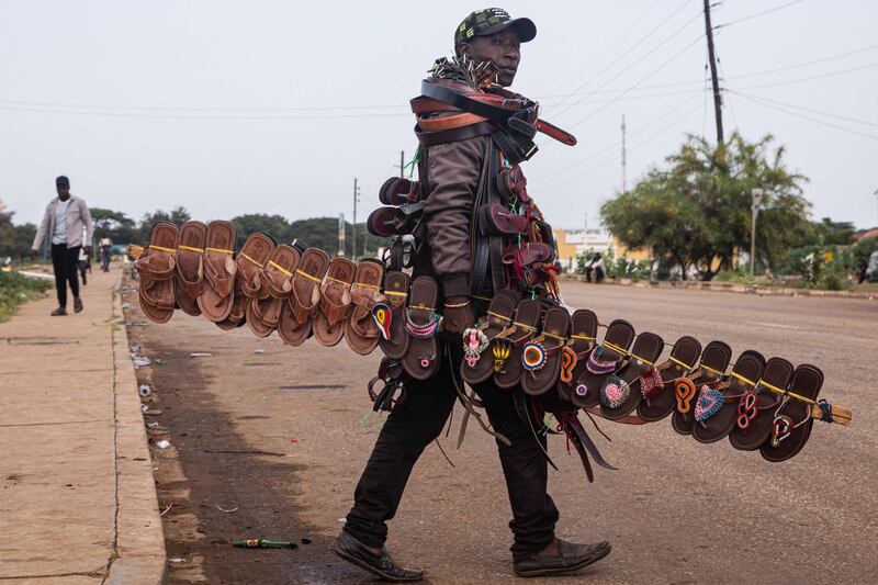 A street seller in Uganda's Karamoja region. Unctad has called for a 'bold agenda' to support developing countries. AFP