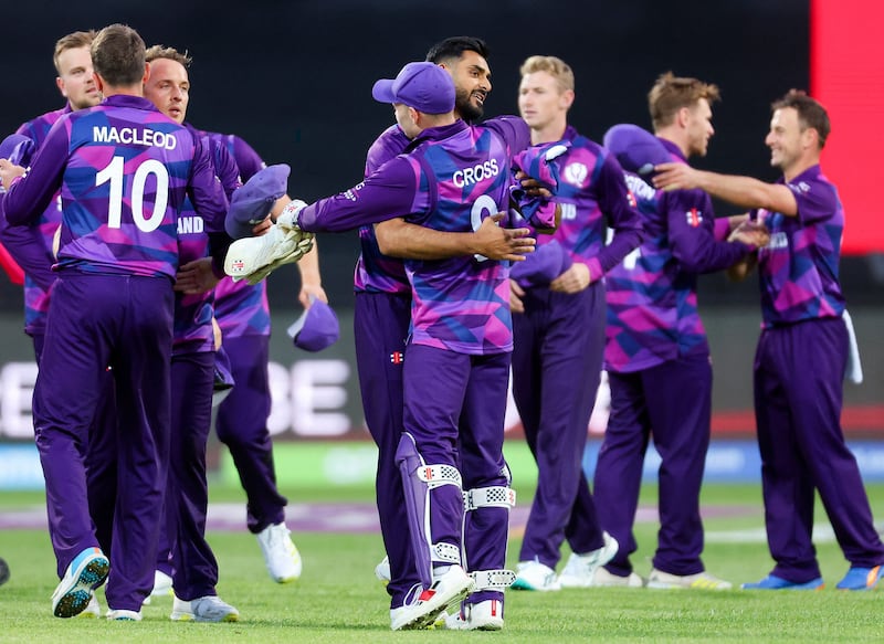11. 2022 T20 World Cup, Scotland beat West Indies by 42 runs. Scotland had played just two T20Is between the 2021 World Cup and the start of this one. They still had plenty enough to beat the two-time champions in Hobart, though. AFP