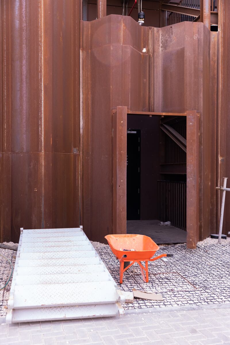 The materials used to build the Dutch pavilion will be reused in other parts of the UAE.