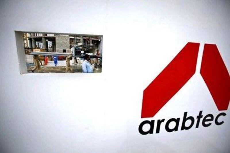 Arabtec gained 0.6 per cent yesterday.