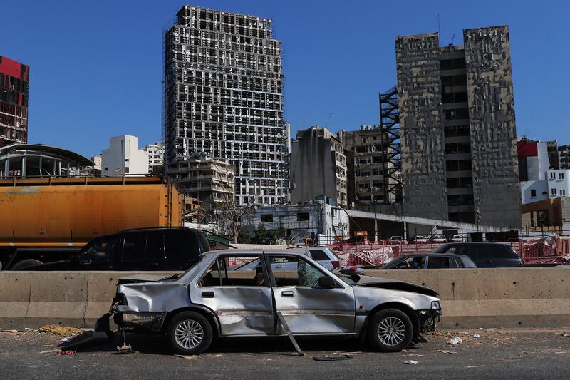 An image from Tamara Saade's 'Tiers of Trauma' series, of the troubles in Lebanon. Photo: Tamara Saade