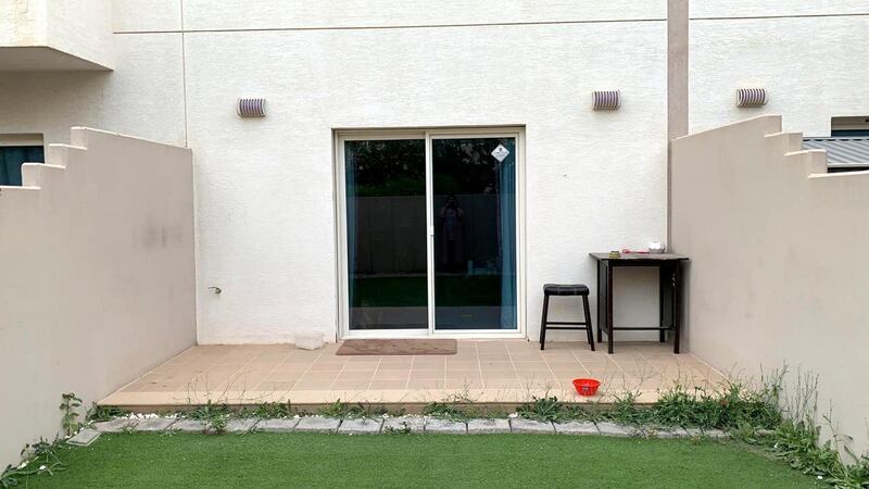 Evelyn Lau's backyard space in Abu Dhabi. All photos by Evelyn Lau