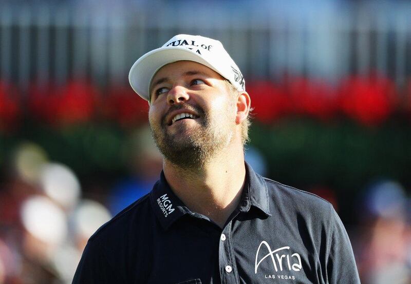 Ryan Moore reacts to a missed birdie putt on the 18th green during the final round of the Tour Championship at East Lake Golf Club on September 25, 2016 in Atlanta, Georgia. Scott Halleran / Getty Images