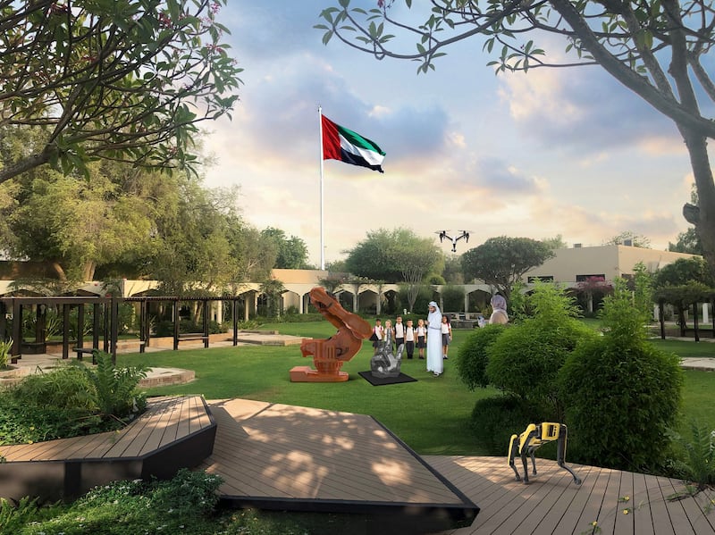 How the revamped Rashid School for Boys will look. It will be part of the Rashid and Latifa Schools Establishment. Photo: Dubai Media Office
