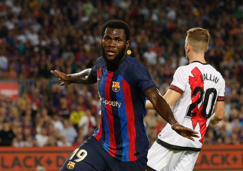 Franck Kessie - 7. Midfielder who impressed pre-season and did that against Rayo. Barca didn’t play badly, Rayo were excellent. Reuters