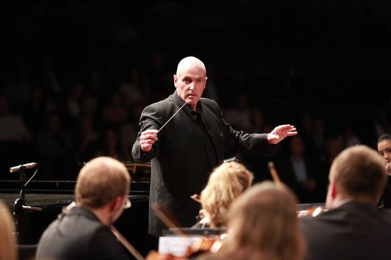 The National Symphony Orchestra’s conductor, Andrew Berryman, who says the season-opening concert in Abu Dhabi will appeal to all music lovers. Courtesy NSO