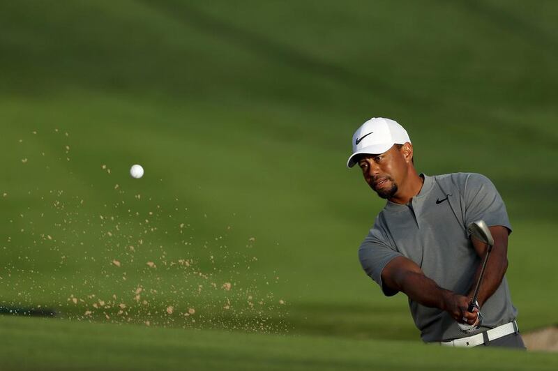 Tiger Woods in action during the pro-am. David Cannon / Getty Images