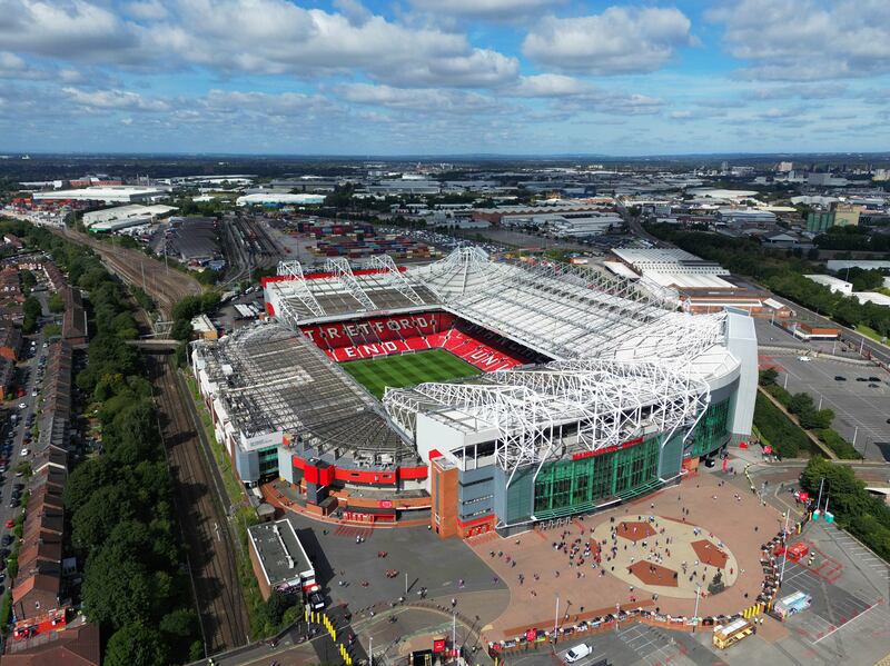 Old Trafford ahead of the clash between Manchester United and Brighton & Hove Albion. Getty