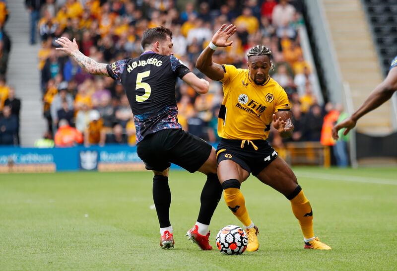 Pierre-Emile Hojbjerg, 5 - Struggled to have his usual impact. Failed to give Spurs the foothold they were looking for. Booked for wiping out Fabio Silva as Wolves looked for a clinical counter before humbling Marcal with a nutmeg at the other end, but his poked effort was deflected over. Reuters