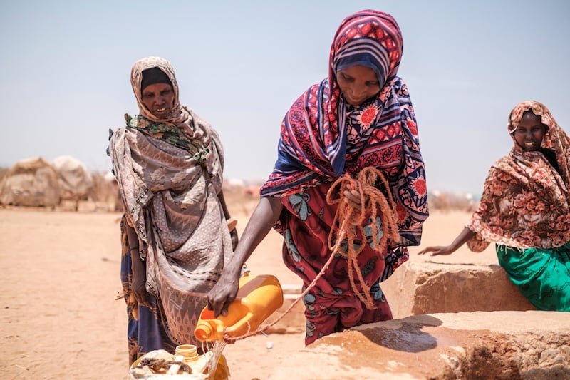The UAE sustainability scheme will improve water security in embattled communities in Ethiopia. AFP