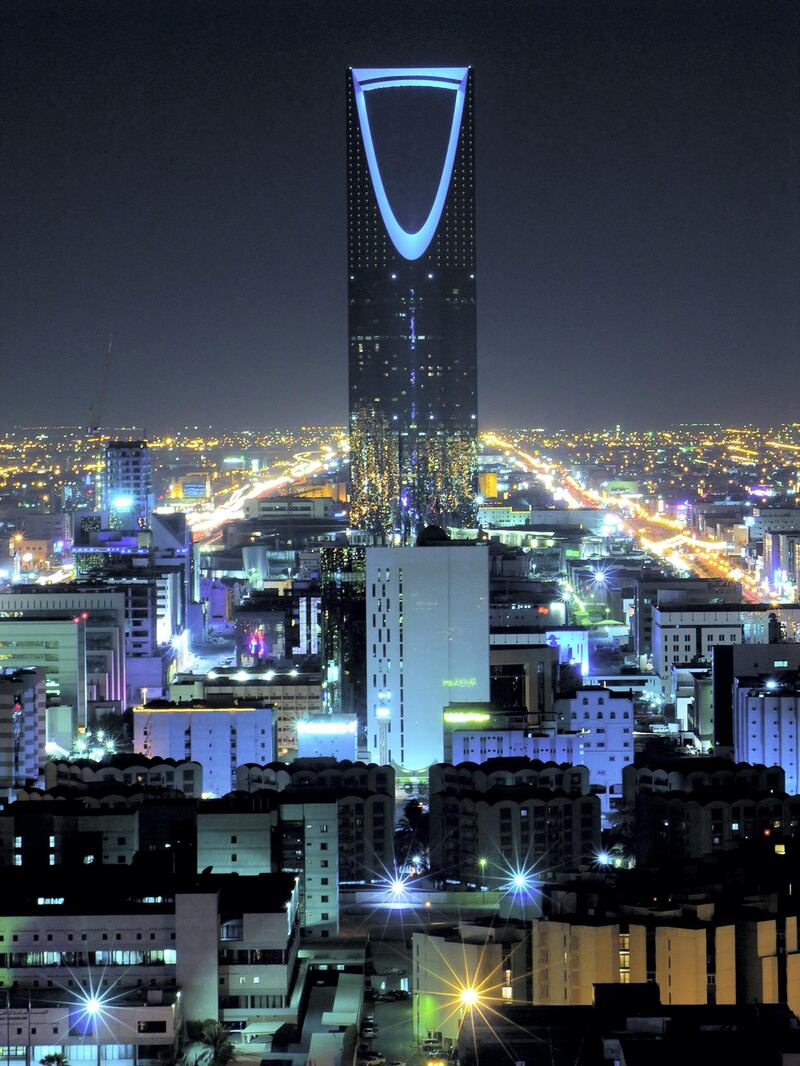 Kingdom Tower, Riyadh, Saudi Arabia.