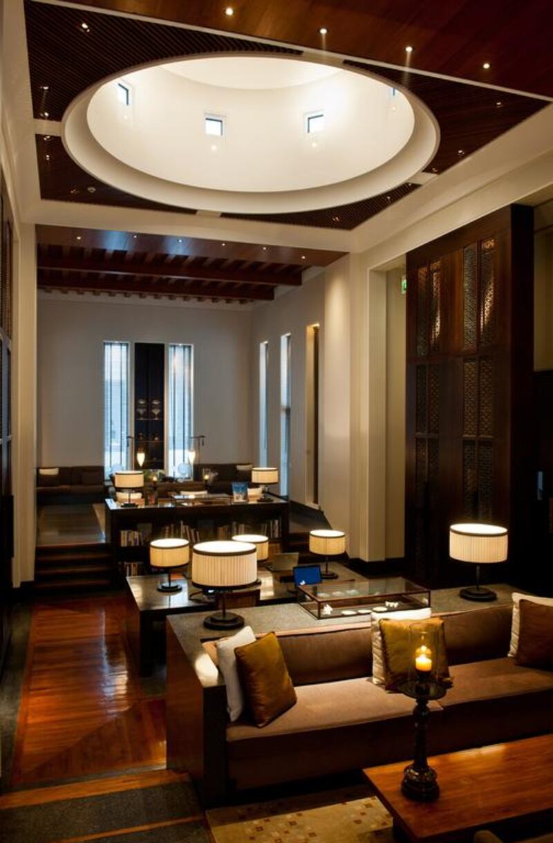 The Club Lounge at The Chedi. Courtesy The Leading Hotels of the World
