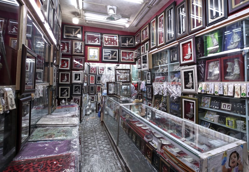 One of the shops at the souq.