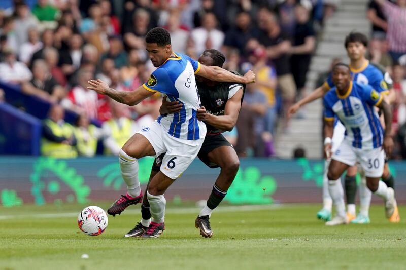 Levi Colwill - 7. Saw Enciso in space and played a simple pass into his path for the home side’s equaliser. VAR came to his rescue when Haaland dragged him to the ground before heading home Cole Palmer’s cross.  AP